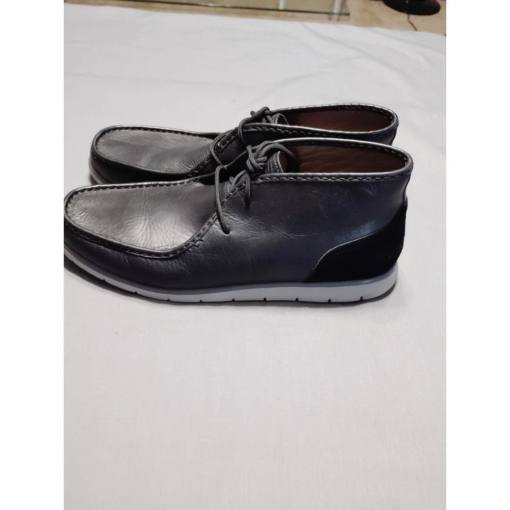 UGG Treadlite Hendrickson Black Leather/Moc-toe Chukka Boot Shoe 1017281‎ Men 15